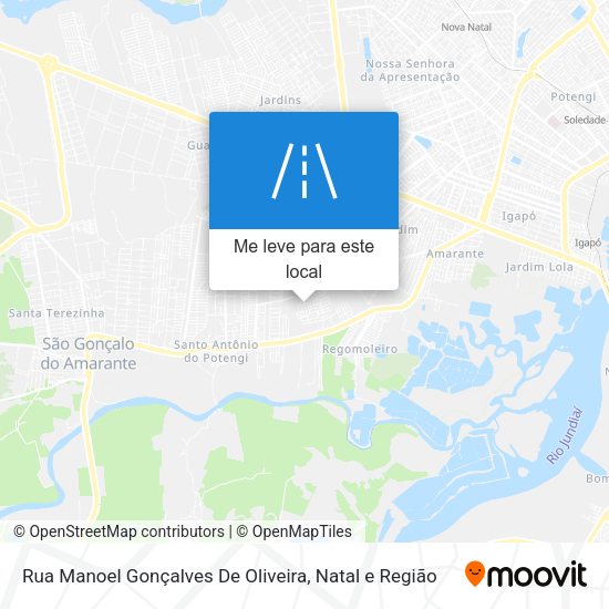 Rua Manoel Gonçalves De Oliveira mapa