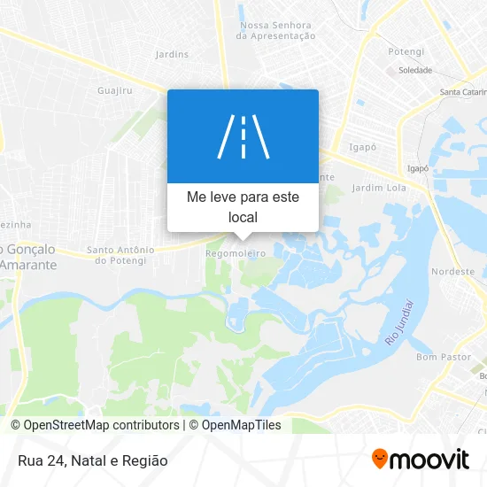 Rua 24 mapa