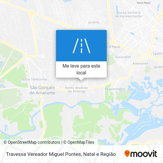 Travessa Vereador Miguel Pontes mapa