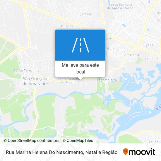 Rua Marina Helena Do Nascimento mapa