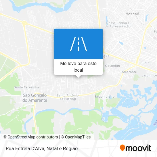 Rua Estrela D'Alva mapa