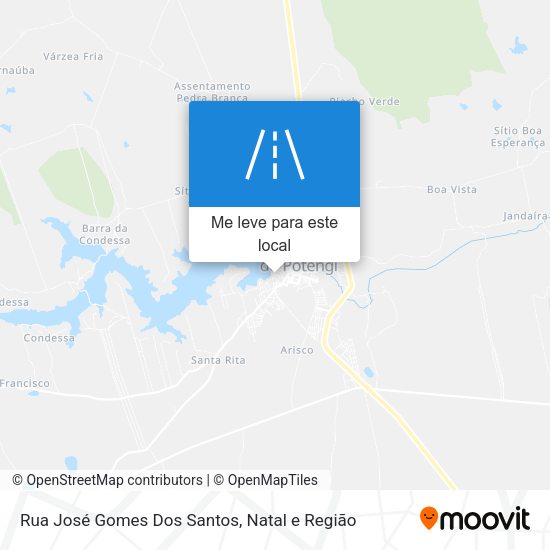 Rua José Gomes Dos Santos mapa