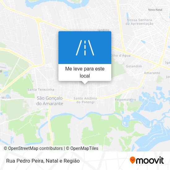 Rua Pedro Peira mapa