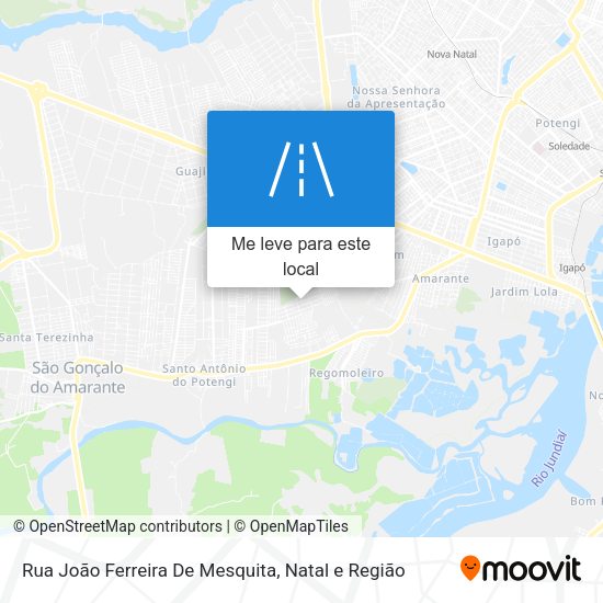 Rua João Ferreira De Mesquita mapa