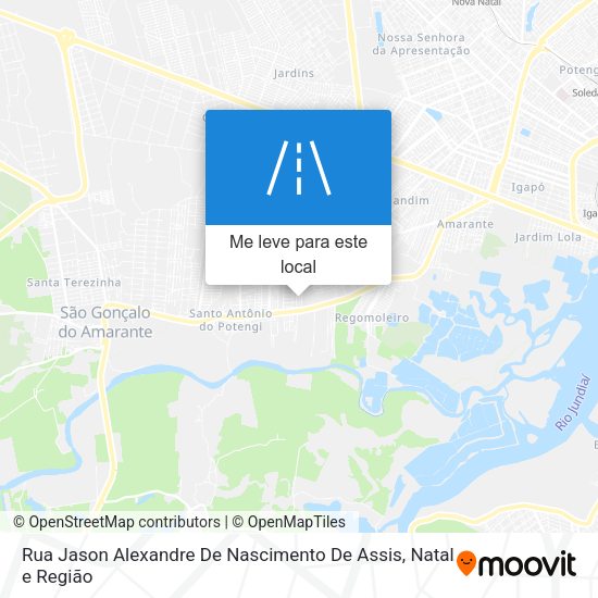 Rua Jason Alexandre De Nascimento De Assis mapa
