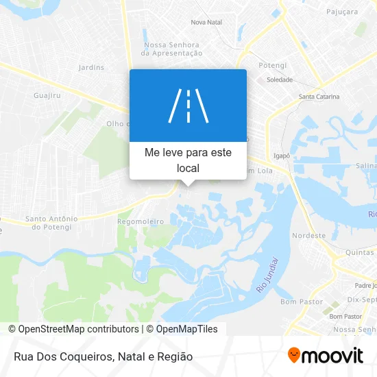 Rua Dos Coqueiros mapa