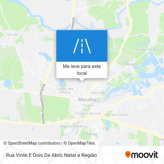 Rua Vinte E Dois De Abril mapa