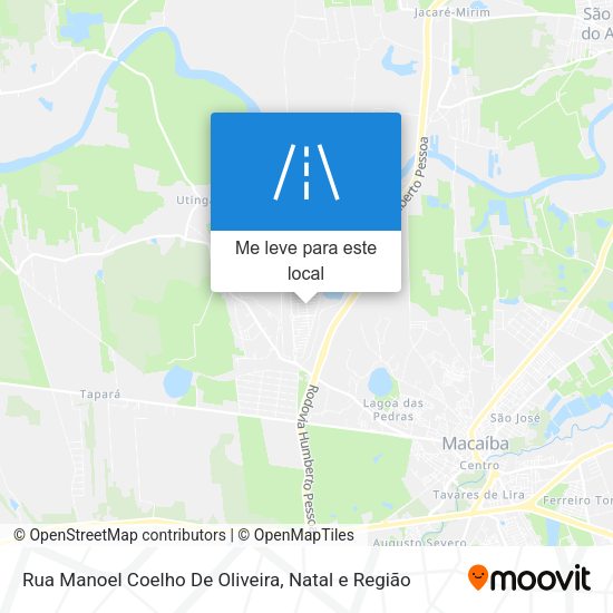 Rua Manoel Coelho De Oliveira mapa
