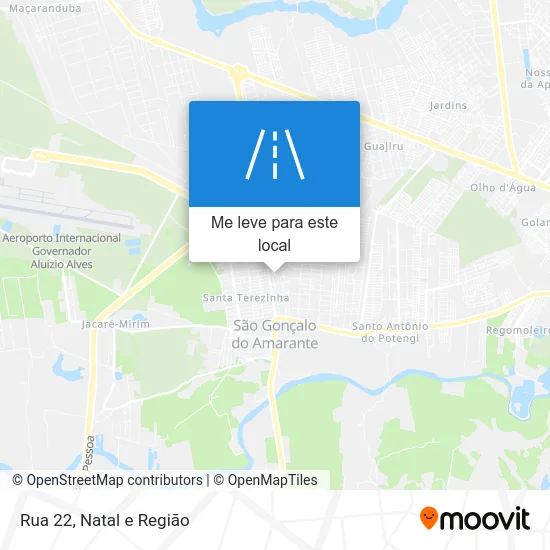 Rua 22 mapa