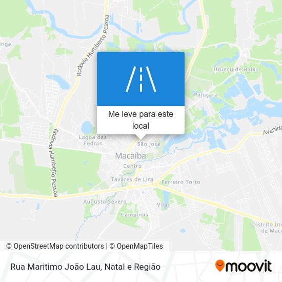 Rua Maritimo João Lau mapa