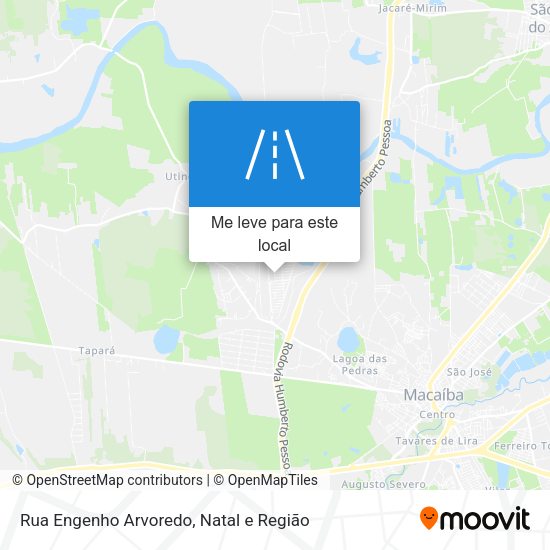 Rua Engenho Arvoredo mapa