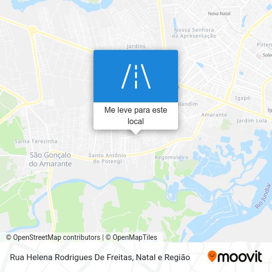 Rua Helena Rodrigues De Freitas mapa