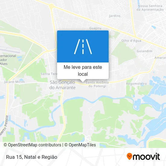 Rua 15 mapa