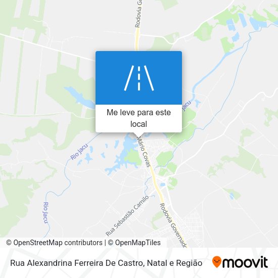 Rua Alexandrina Ferreira De Castro mapa