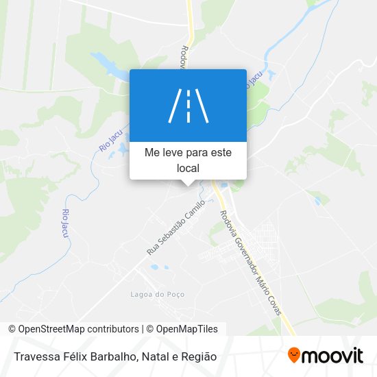 Travessa Félix Barbalho mapa