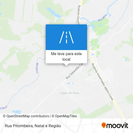 Rua Pitombeira mapa