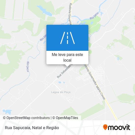 Rua Sapucaia mapa