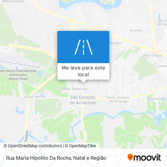 Rua Maria Hipólito Da Rocha mapa