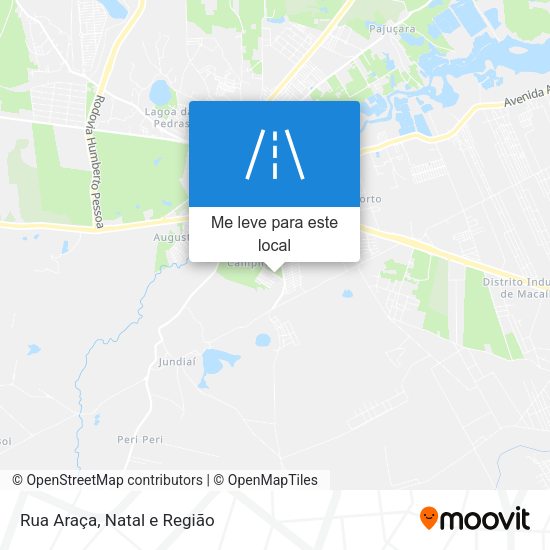 Rua Araça mapa