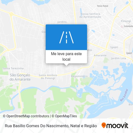 Rua Basílio Gomes Do Nascimento mapa