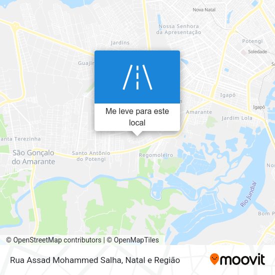 Rua Assad Mohammed Salha mapa