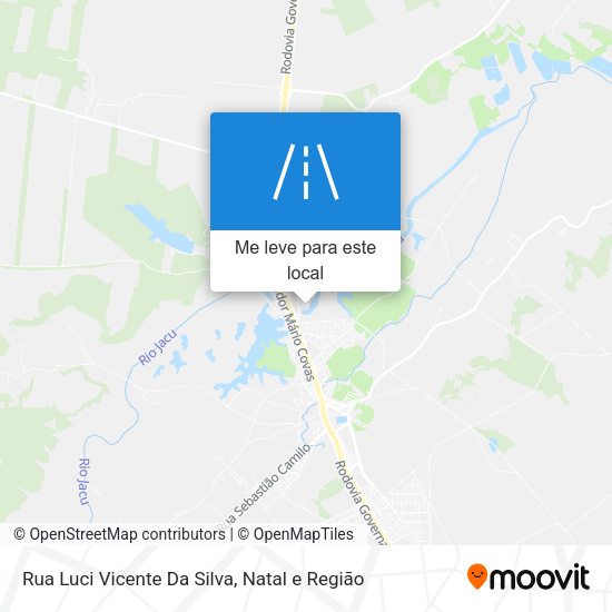 Rua Luci Vicente Da Silva mapa
