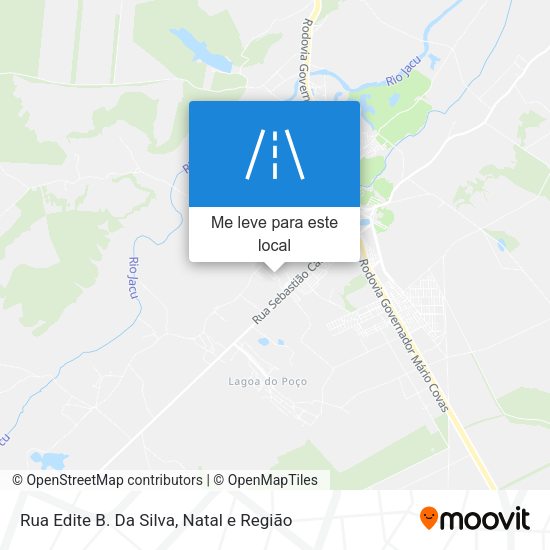 Rua Edite B. Da Silva mapa