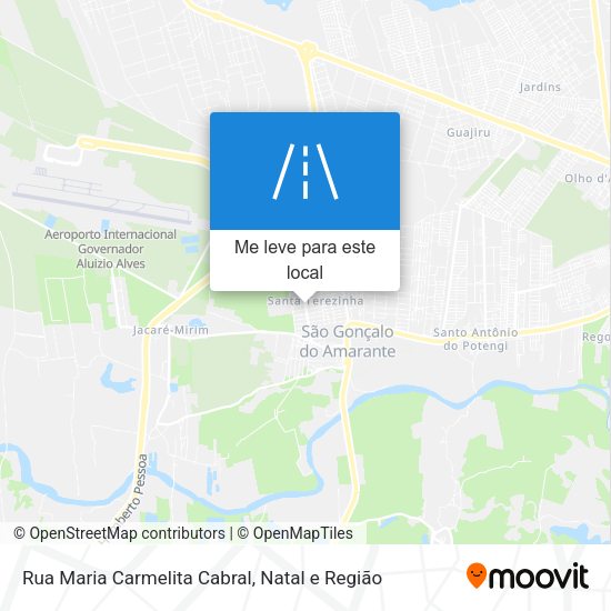 Rua Maria Carmelita Cabral mapa