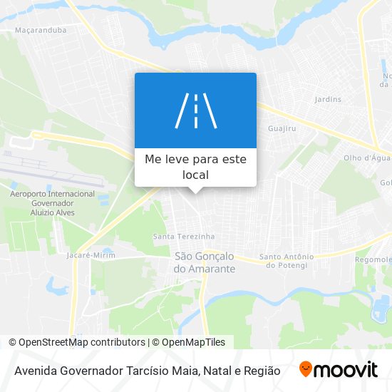 Avenida Governador Tarcísio Maia mapa