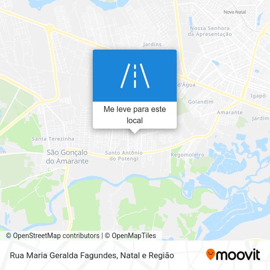 Rua Maria Geralda Fagundes mapa