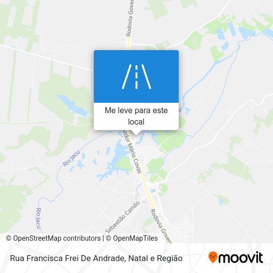 Rua Francisca Frei De Andrade mapa