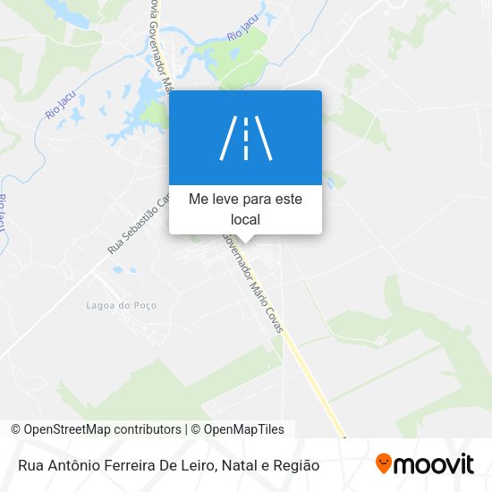Rua Antônio Ferreira De Leiro mapa