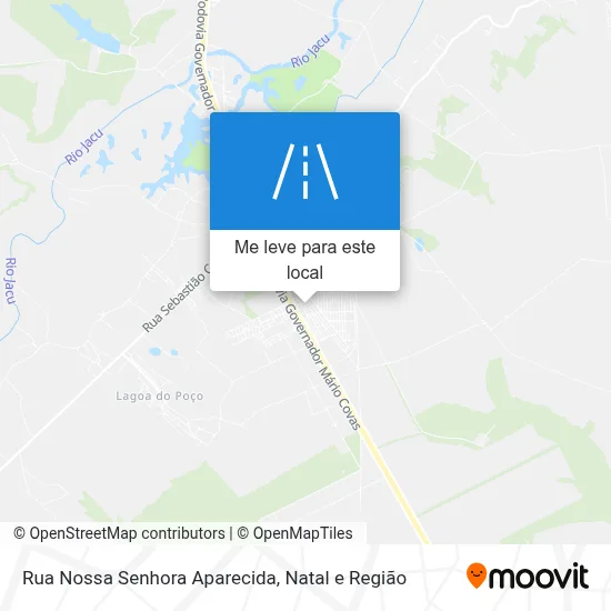 Rua Nossa Senhora Aparecida mapa