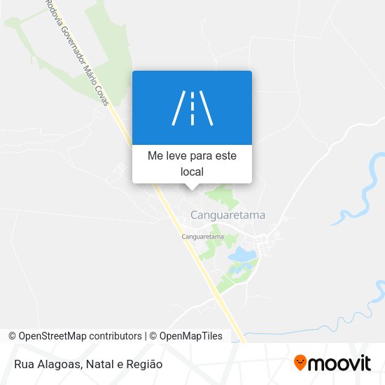 Rua Alagoas mapa