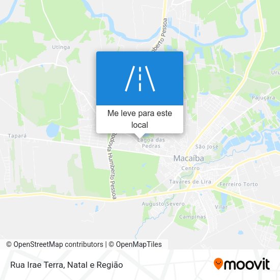 Rua Irae Terra mapa