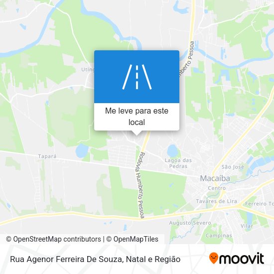 Rua Agenor Ferreira De Souza mapa