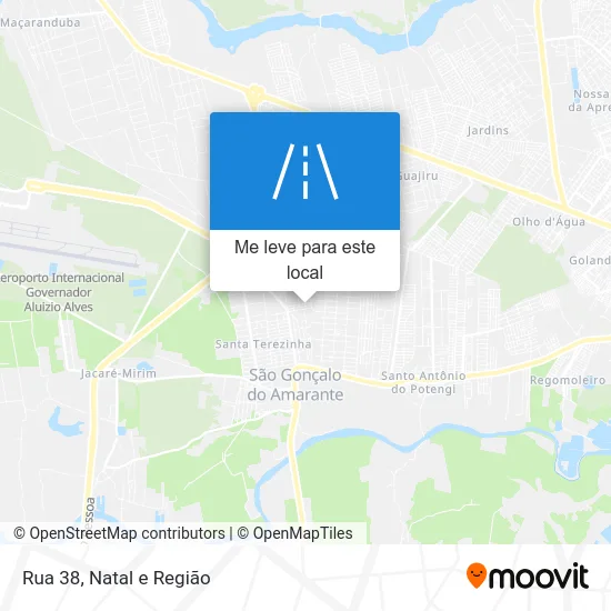 Rua 38 mapa