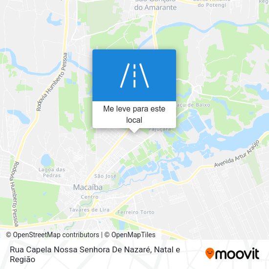 Rua Capela Nossa Senhora De Nazaré mapa