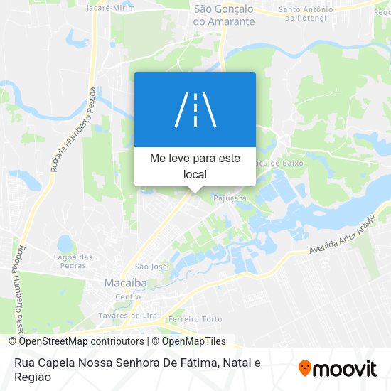 Rua Capela Nossa Senhora De Fátima mapa
