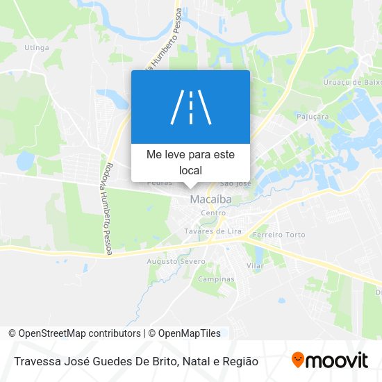 Travessa José Guedes De Brito mapa