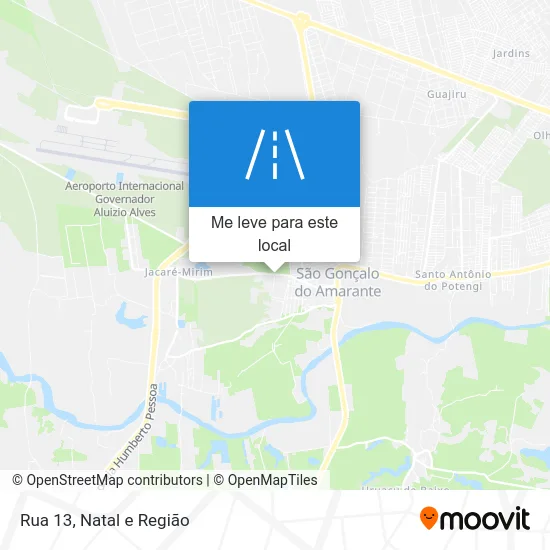 Rua 13 mapa