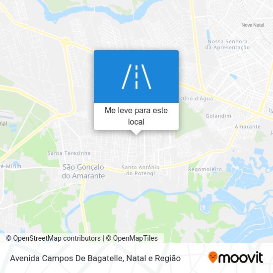 Avenida Campos De Bagatelle mapa