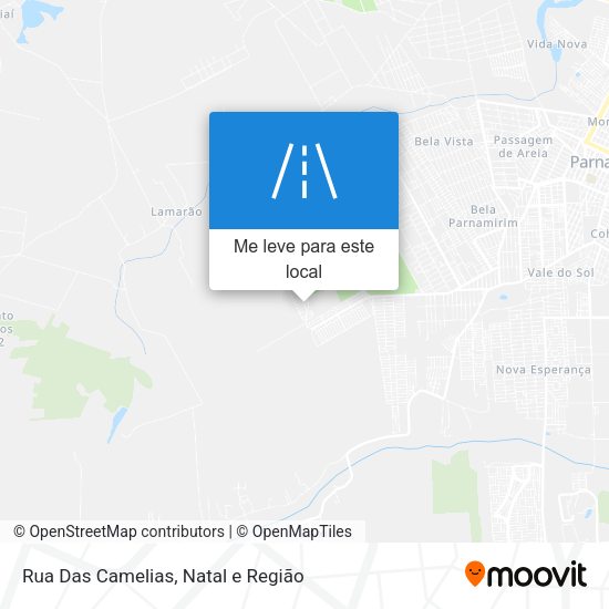 Rua Das Camelias mapa