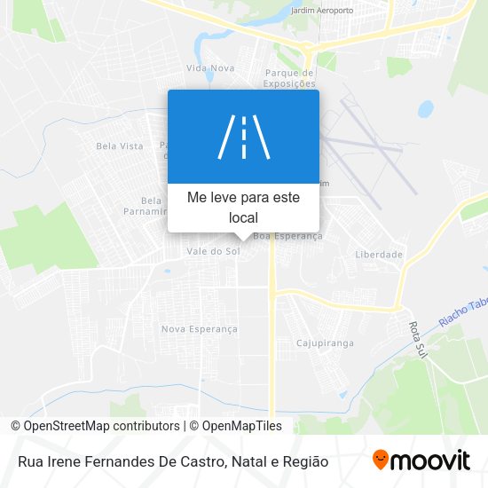 Rua Irene Fernandes De Castro mapa