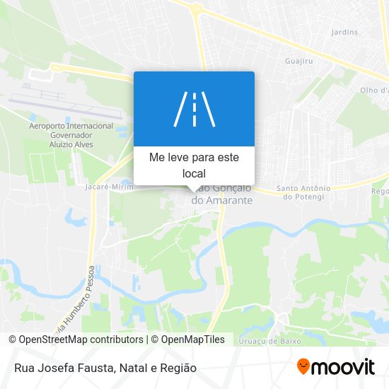 Rua Josefa Fausta mapa
