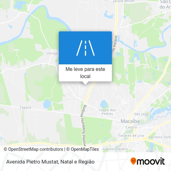 Avenida Pietro Mustat mapa
