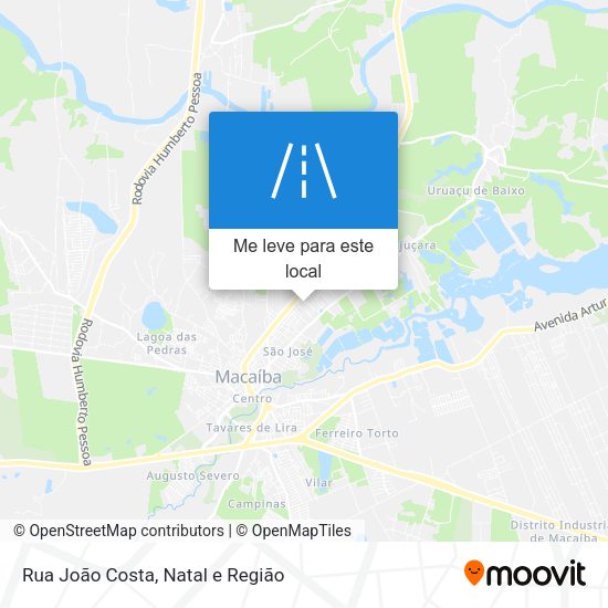 Rua João Costa mapa