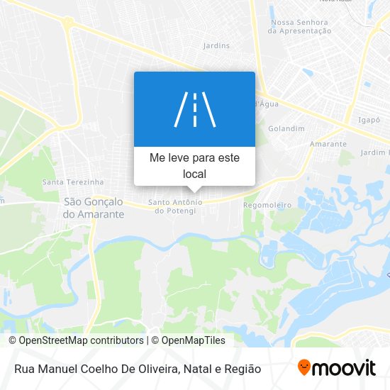 Rua Manuel Coelho De Oliveira mapa