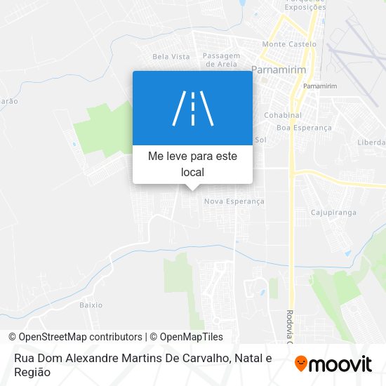 Rua Dom Alexandre Martins De Carvalho mapa