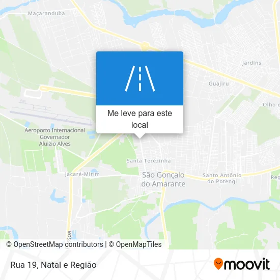 Rua 19 mapa